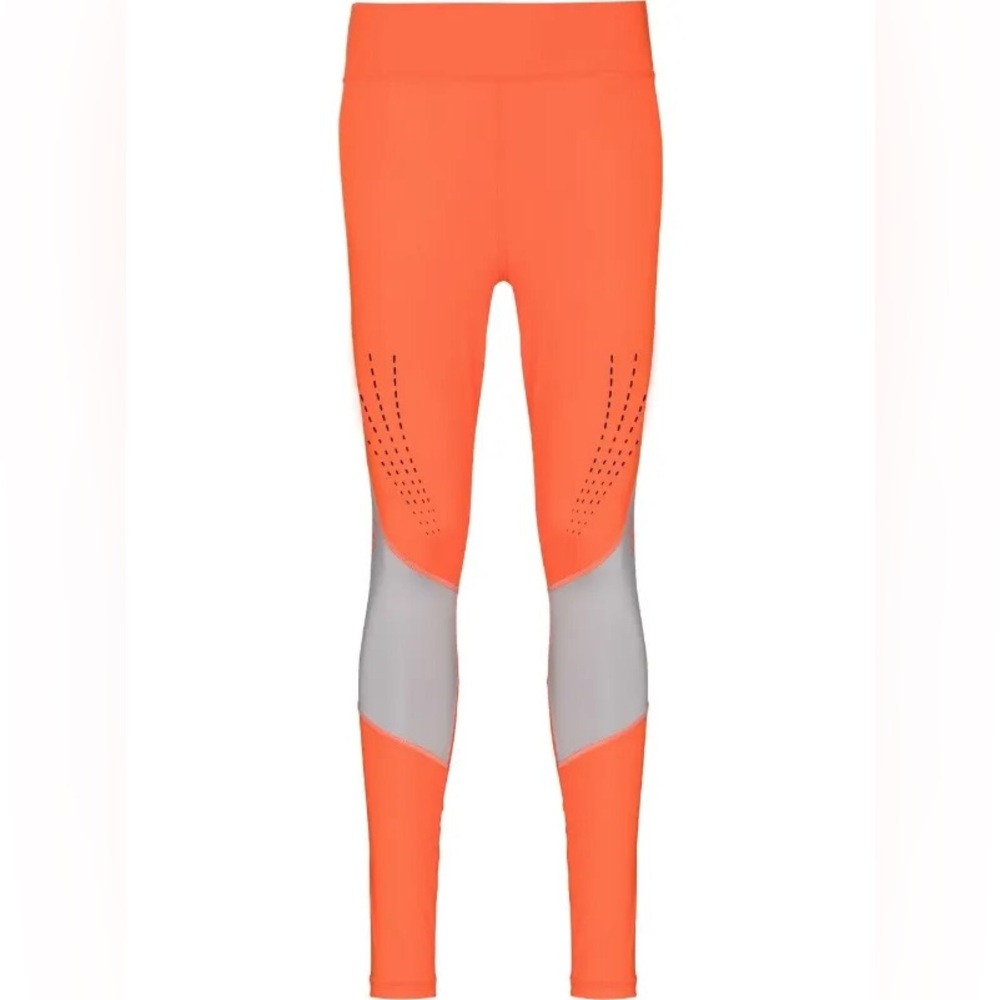 Adidas by Stella McCartney Womens Orange and Gray Leggings